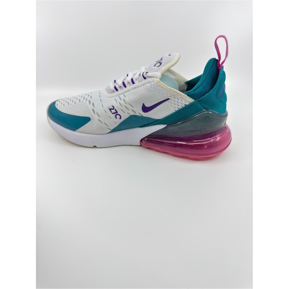 Nike Women's Air Max 270 SZ 6 Teal Purple Pink AH6789-108 - Picture 4 of 10